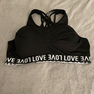 EUC LOVE SPORTS BRA BY SHEIN